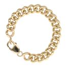 9ct Yellow Gold Curb Bracelet 6.5"