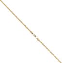 9ct Yellow Gold Crisscross Chain 18"