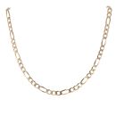 9ct Yellow Gold Figaro Chain 38"