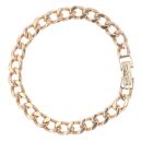 9ct Yellow Gold Curb Bracelet 7.5"