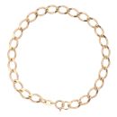 9ct Yellow Gold Curb Bracelet 7"