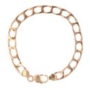 9ct Yellow Gold Curb Bracelet 8.5"