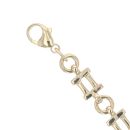 9ct Yellow Gold Open Bars Bracelet 7.5"