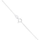 Silver Patterned Locket and Chain 18" By Icesia