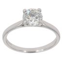 18ct White Gold 0.80ct Brilliant Cut Diamond Solitaire Ring