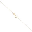 18ct Yellow Gold 0.10ct Brilliant Cut Diamond Solitaire Pendant And Chain 18"