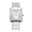 Cartier Custom Tank Francaise Pre Owned Watch Ref 2465