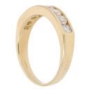 18ct Yellow Gold 1.00ct Brilliant Cut Diamond Half Eternity Ring