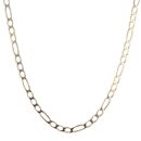 9ct Yellow Gold Figaro Chain 24"