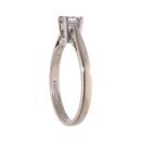 18ct White Gold 0.25ct Princess Cut Diamond Solitaire Ring