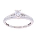 9ct White Gold 0.50ct Diamond Solitaire Ring