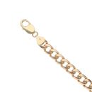9ct Yellow Gold Curb Bracelet 9"