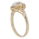 14ct Yellow Gold Cubic Zirconia Ring