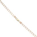 9ct Yellow Gold Square Curb Chain 18"