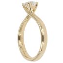 18ct Yellow Gold 0.65ct Diamond Solitaire Ring