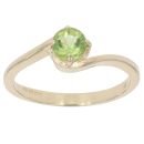 9ct Yellow Gold Peridot Single Stone Ring