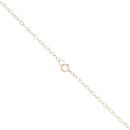 9ct Yellow Gold Patterned Locket Pendant and Chain 20"