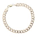 9ct Yellow Gold Curb Bracelet 8"