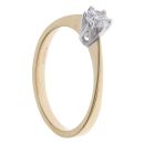 9ct Yellow Gold Cubic Zirconia Single Stone Ring