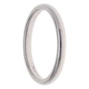 18ct White Gold Wedding Band 2.1mm