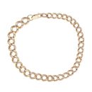 9ct Yellow Gold Curb Bracelet 8"