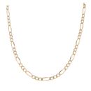 9ct Yellow Gold Figaro Chain 18"