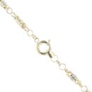 14ct Yellow And White Gold Greek Key Chain 20"