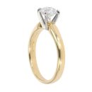 18ct Yellow Gold 0.95ct Brilliant Cut Diamond Solitaire Ring