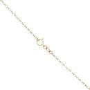9ct Yellow Gold Patterned Fancy Pendant and Chain 22"
