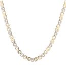 14ct Yellow And White Gold Fancy Chain 16"