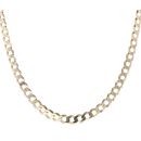9ct Yellow Gold Curb Chain 20"