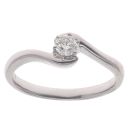 Platinum 0.33ct Brilliant Cut Diamond Solitaire Ring