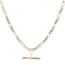 9ct Yellow Gold Figaro T-Bar Chain 20"