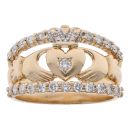 14ct Yellow Gold 0.60ct Diamond Fancy Ring