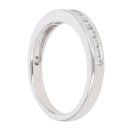 18ct White Gold 0.40ct Diamond Half Eternity Ring