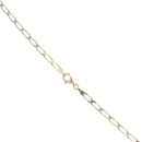 9ct Yellow Gold Oval Curb Chain 18"