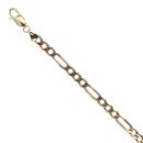 9ct Yellow Gold Figaro Bracelet 8.5"