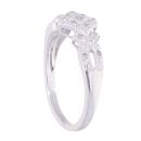 9ct White Gold Diamond Fancy Ring