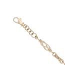 9ct Yellow Gold Fancy Bracelet 8"