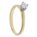 18ct Yellow Gold 0.30ct Brilliant Cut Diamond Solitaire Ring