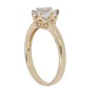 9ct Yellow Gold Cubic Zirconia Single Stone Ring