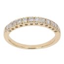 18ct Yellow Gold 0.25ct Brilliant Cut Diamond Eternity Ring