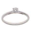 18ct White Gold 0.33ct Brilliant Cut Diamond Solitaire Ring