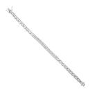 18ct White Gold 1.83ct Brilliant Cut Diamond Bracelet 6"