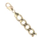 9ct Yellow Gold Curb Bracelet 9"