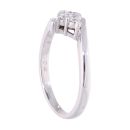9ct White Gold 0.20ct Diamond Cluster Ring