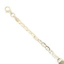 Children's 14ct Yellow Gold Anchor ID Bracelet 5.5"