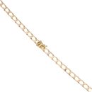 9ct Yellow Gold Square Curb Chain 18"
