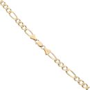 9ct Yellow Gold Figaro Chain 24"