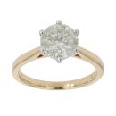 18ct Yellow Gold 2.04ct Brilliant Cut Diamond Solitaire Ring